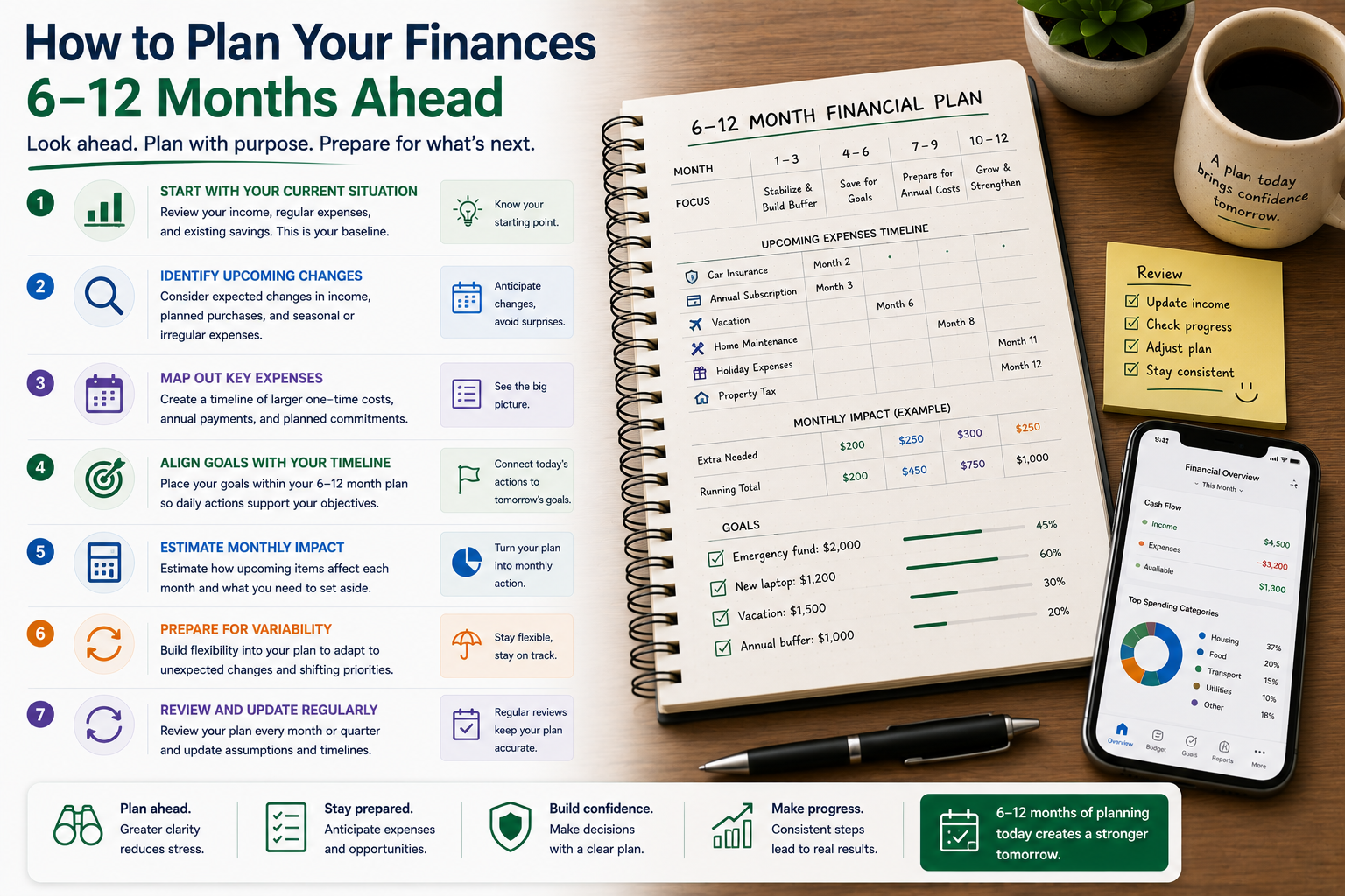 How to Plan Your Finances 6–12 Months Ahead